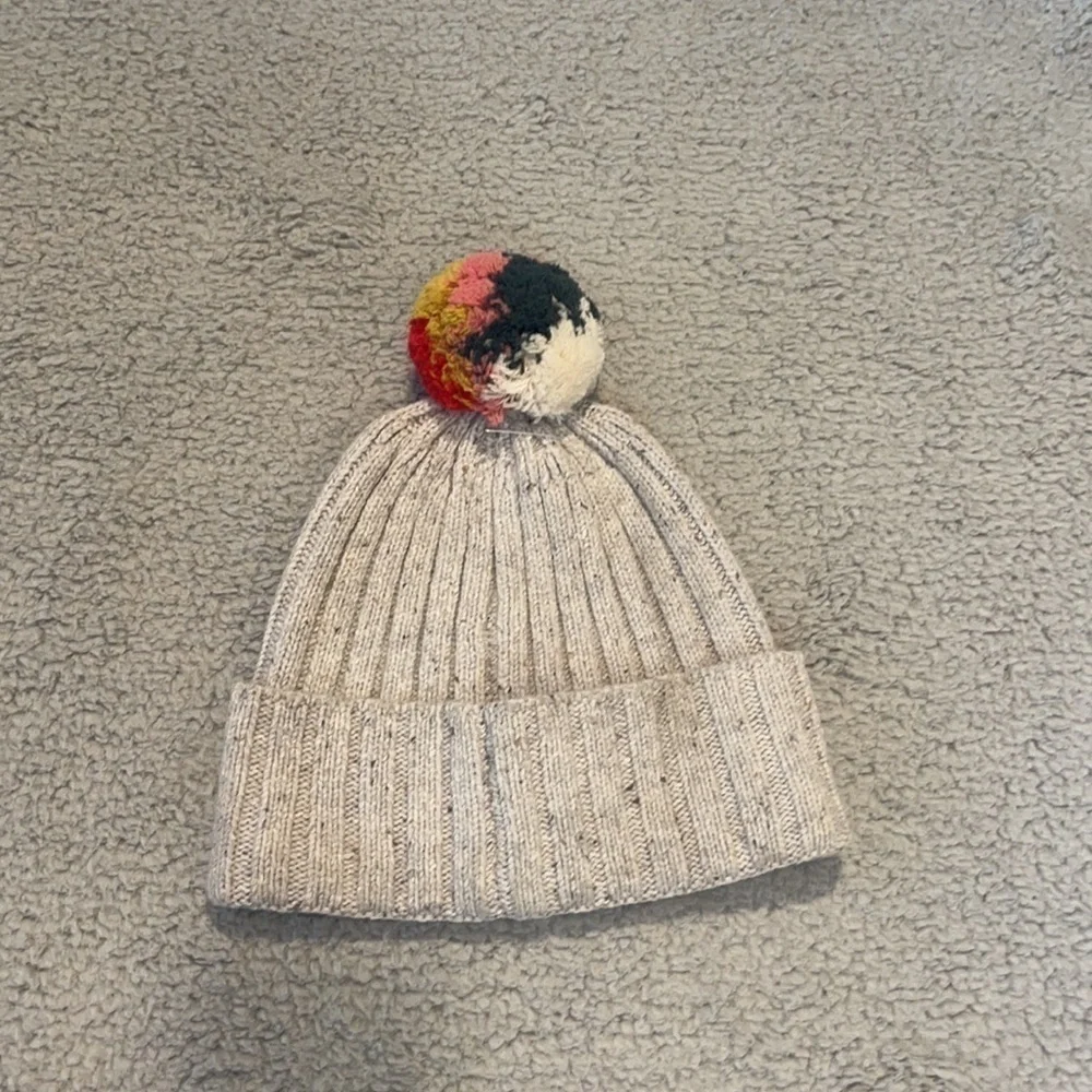 Madewell Rainbow Pom-Pom Beanie one size/Fall & Winter Beanie